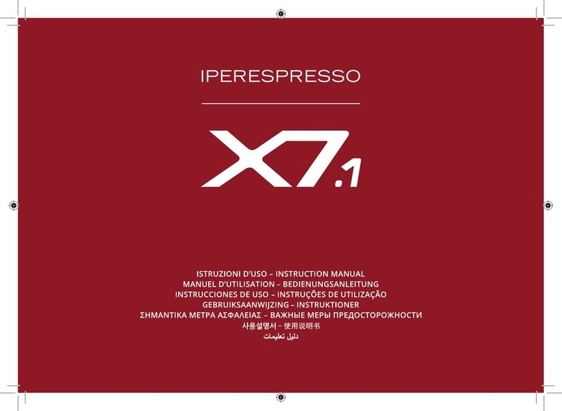 illy X7.1 Metodo Iperespresso instruction manual