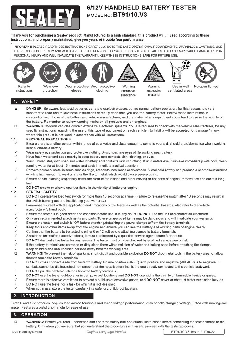 Sealey BT91/10.V3 manual