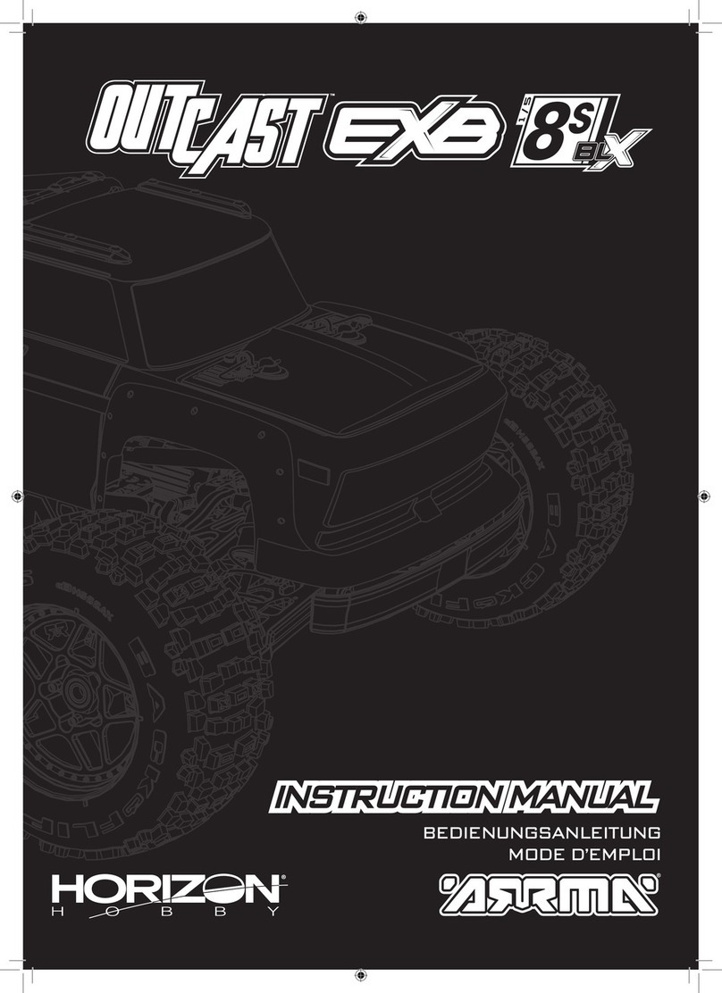 Horizon Hobby ARRMA OUTCAST EXB 8S BLX instruction manual Horizon Hobby ARRMA OUTCAST EXB 8S BLX instruction manual