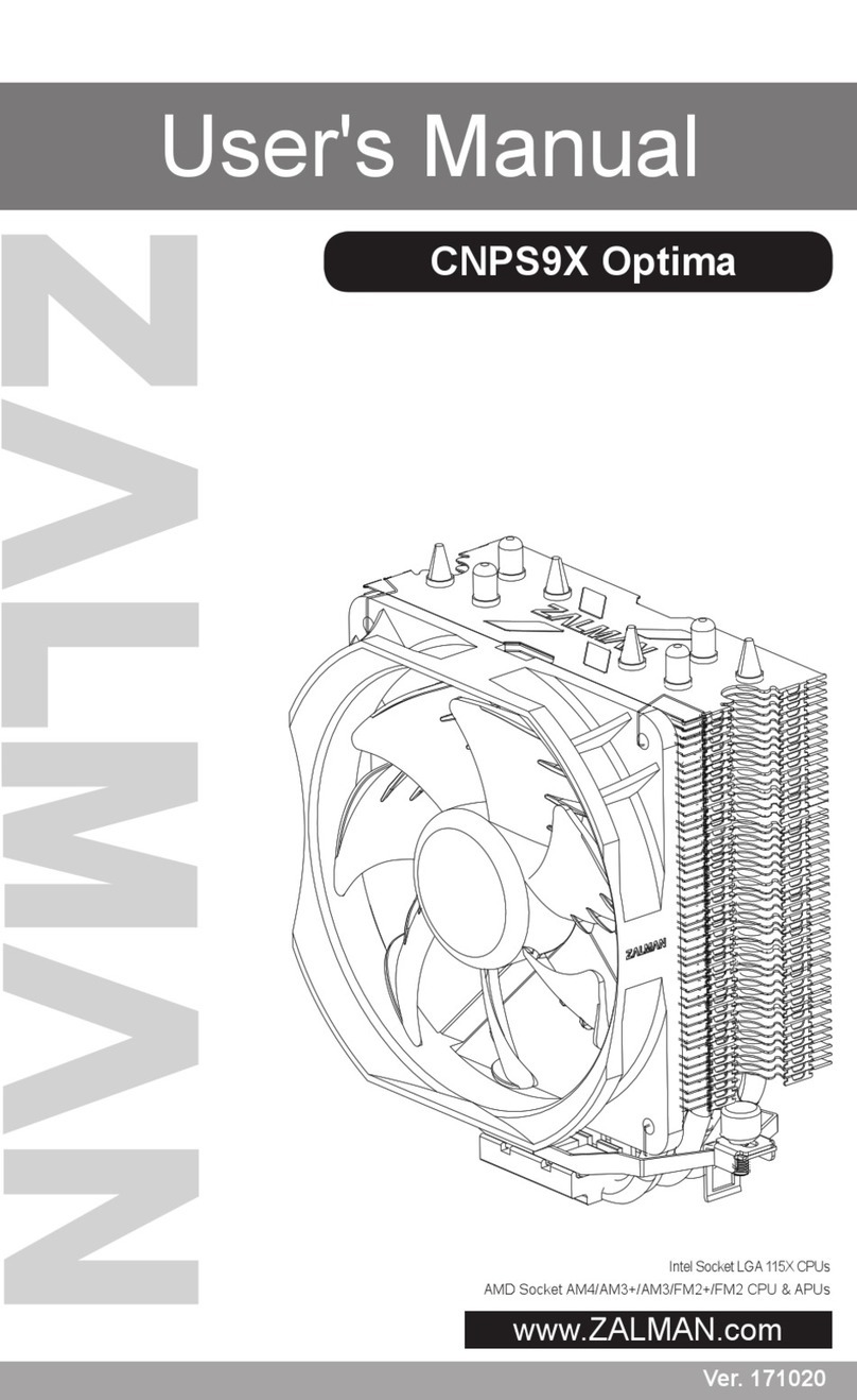 ZALMAN CNPS9X OPTIMA User manual ZALMAN CNPS9X OPTIMA User manual