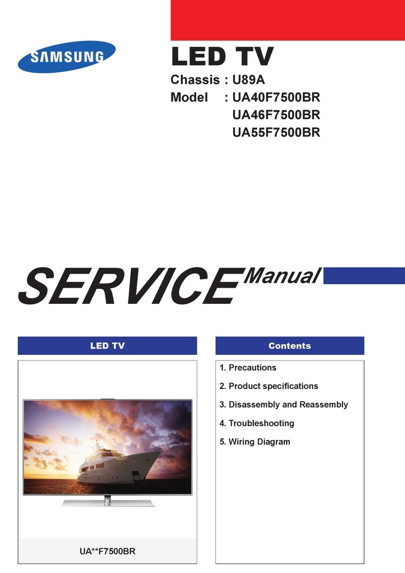Samsung UA40F7500BR Service manual