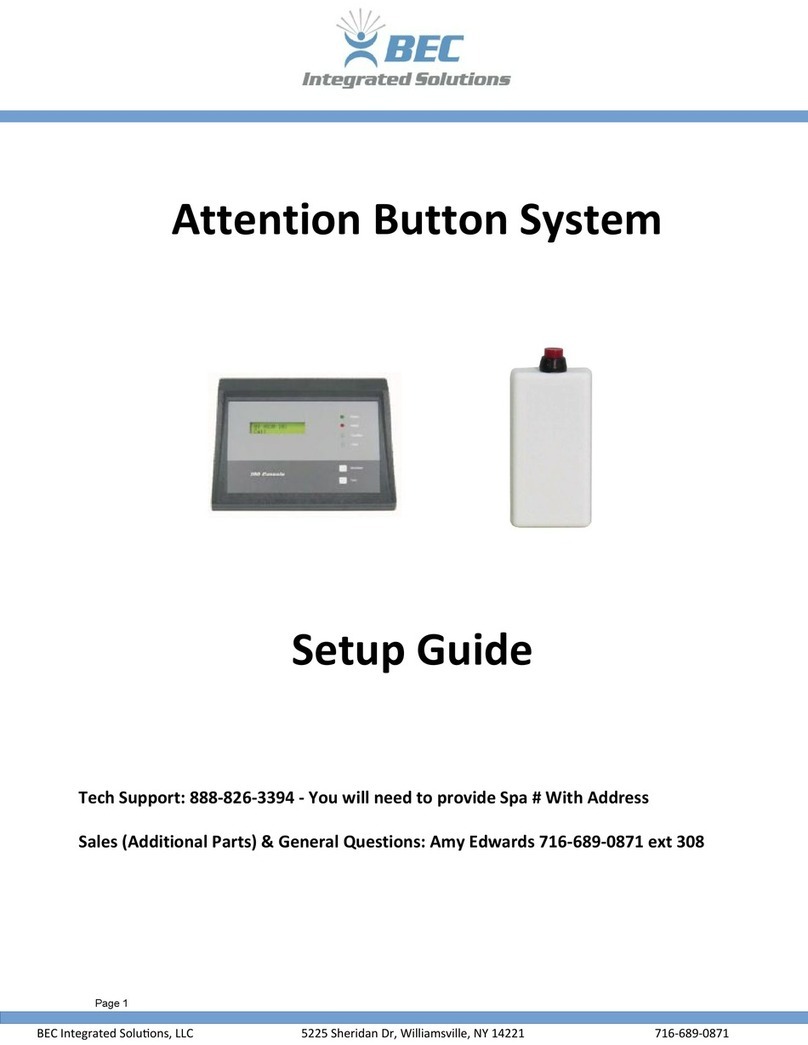 BEC MV200 Setup guide