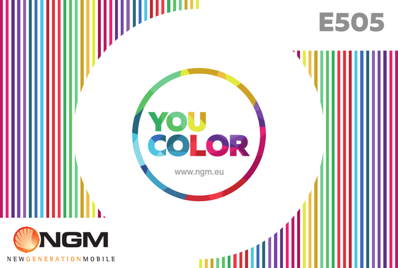 NGM YOU COLOR E505 User manual NGM YOU COLOR E505 User manual