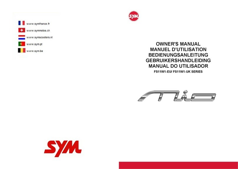 Sym Mio FS11W1-EU Series User manual