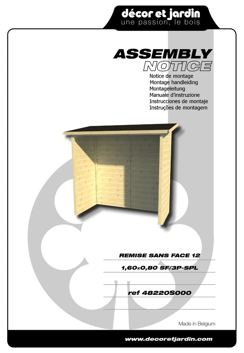 Décor et Jardin 48220S000 Assembly Notice Décor et Jardin 48220S000 Assembly Notice