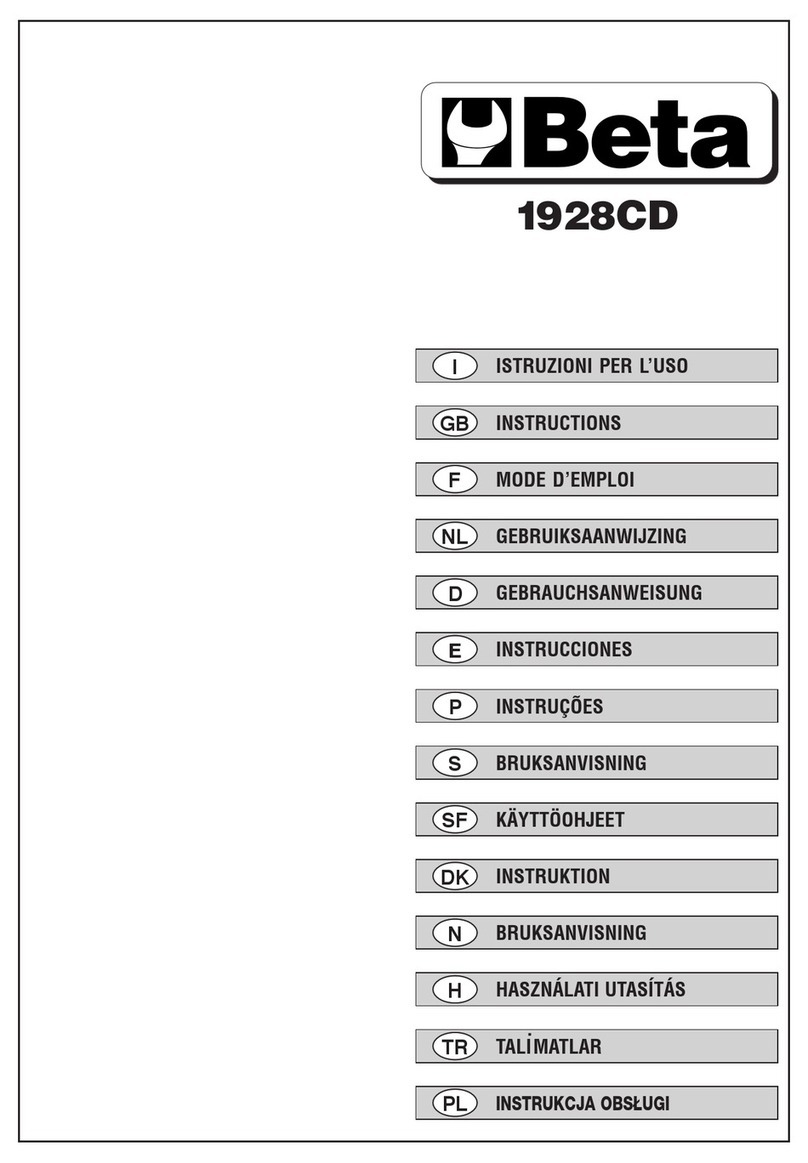 Beta 1928CD User manual