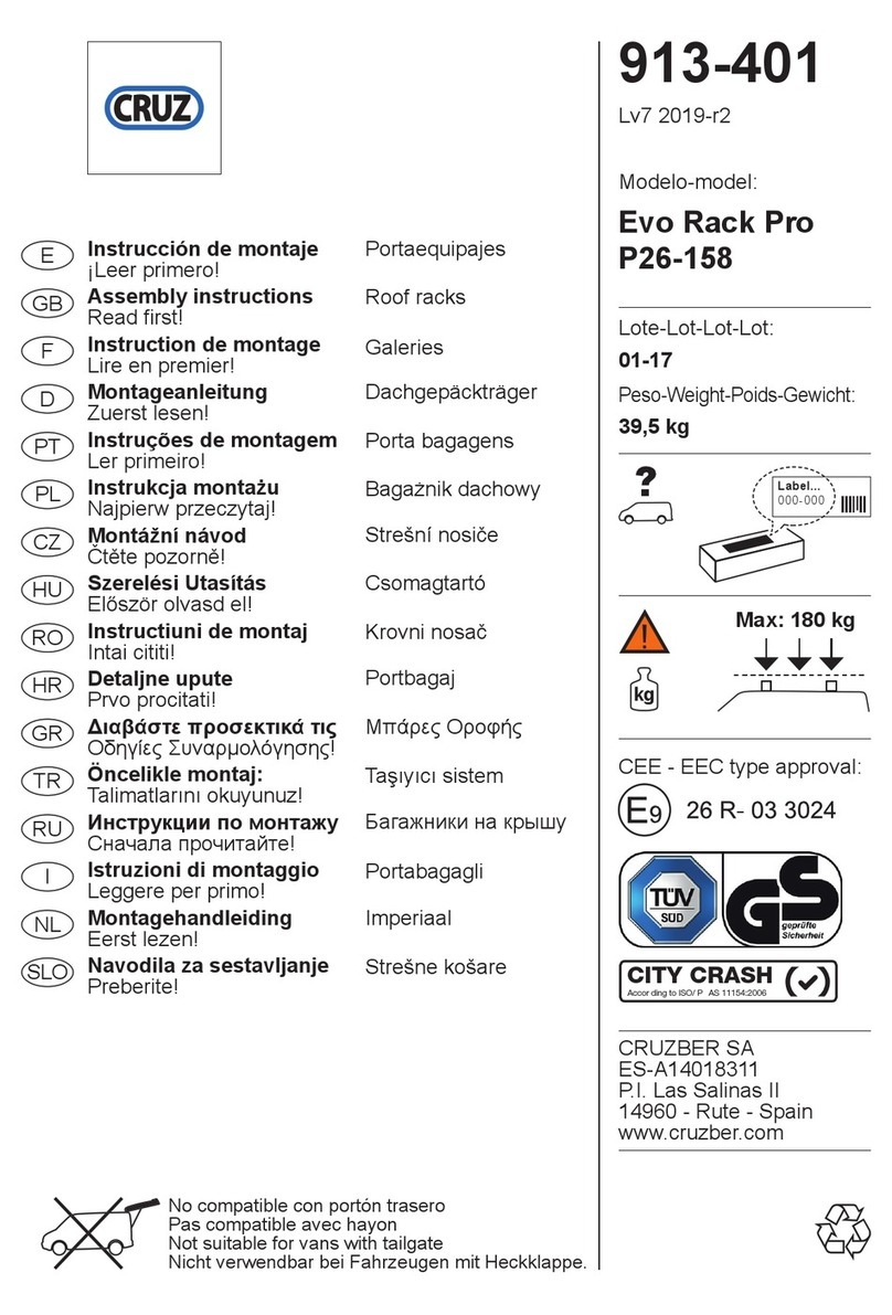 Cruz 01-17 User manual Cruz 01-17 User manual