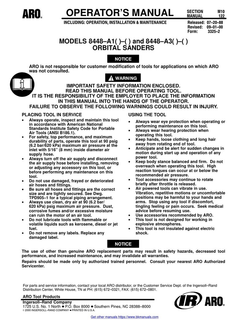 Ingersoll-Rand 8448-A1C-EU User manual Ingersoll-Rand 8448-A1C-EU User manual