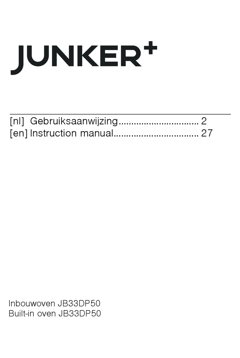 Junker JB33DP50 User manual Junker JB33DP50 User manual