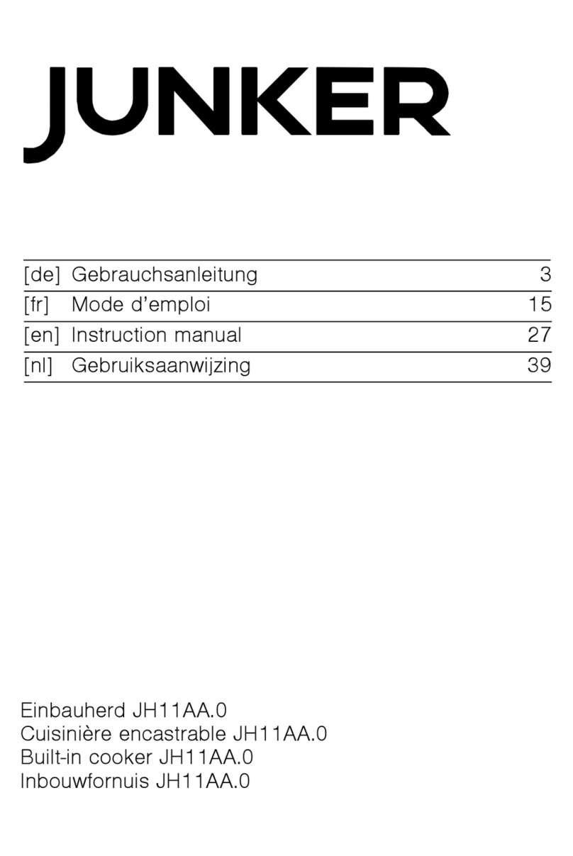 Junker JH11AA 0 Series instruction manual