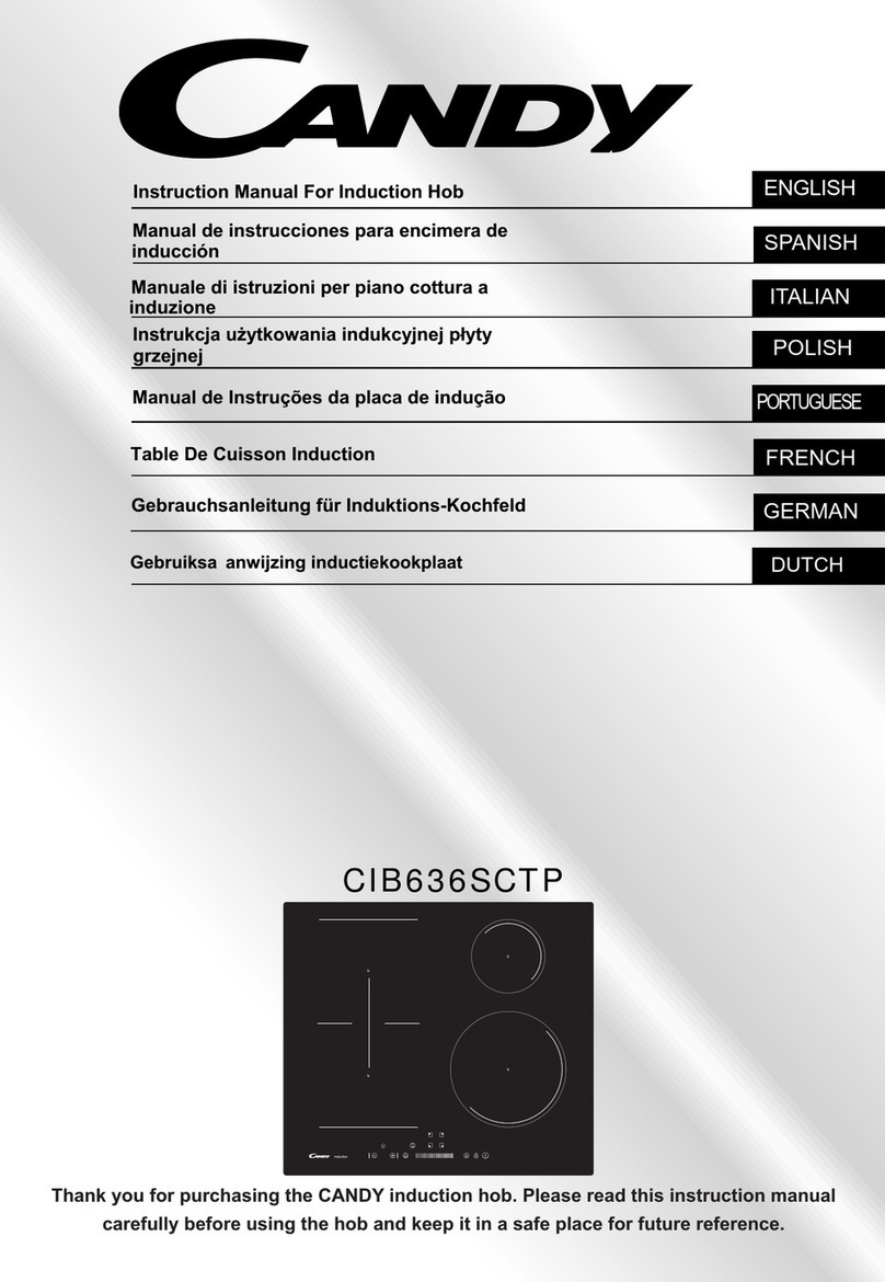 Candy CIB636SCTP User manual