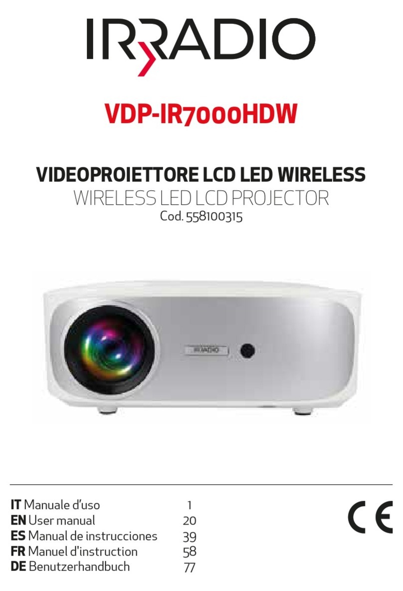 Irradio VDP-IR7000HDW user manual