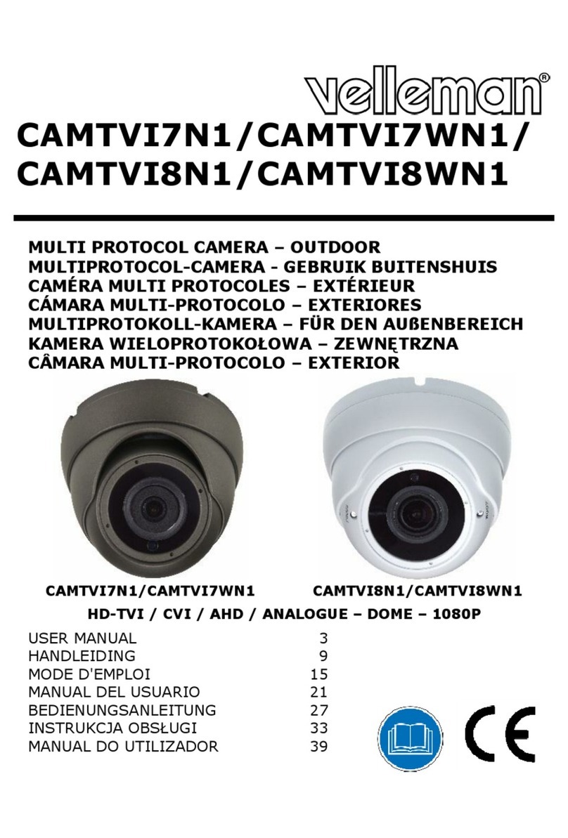 Velleman CAMTVI7N1 User manual