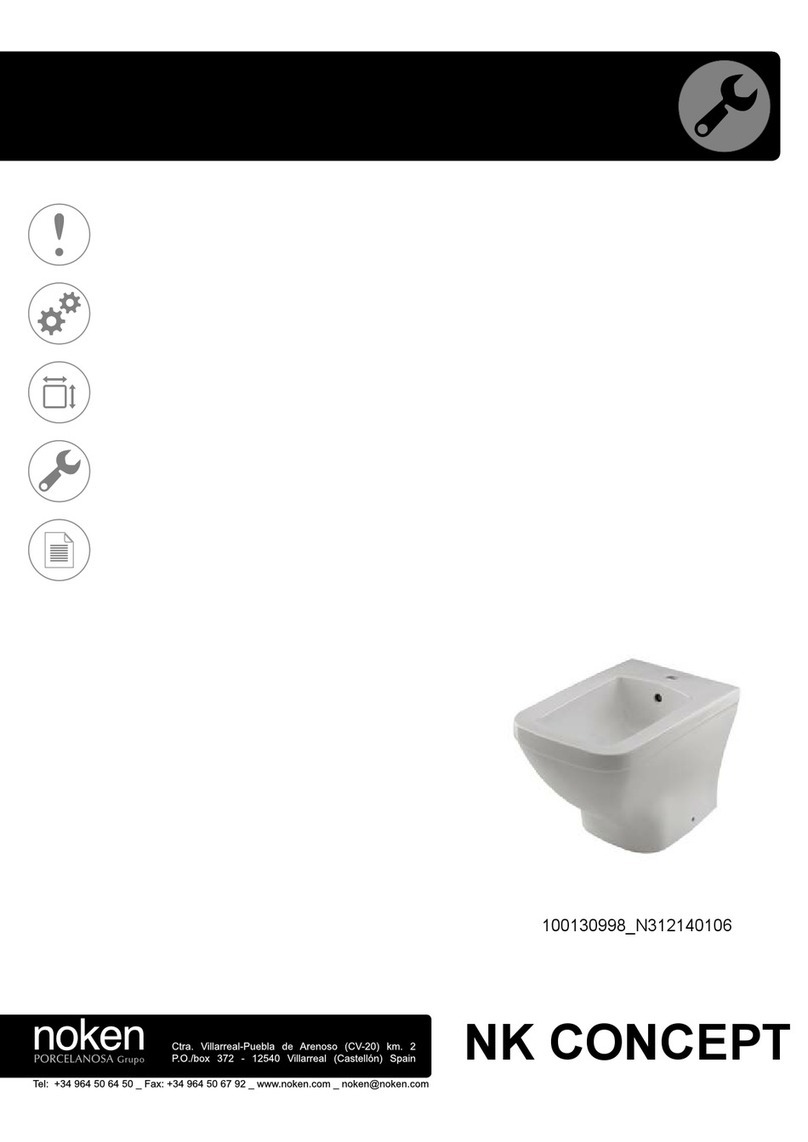 noken NK CONCEPT 100130998 N312140106 installation instructions