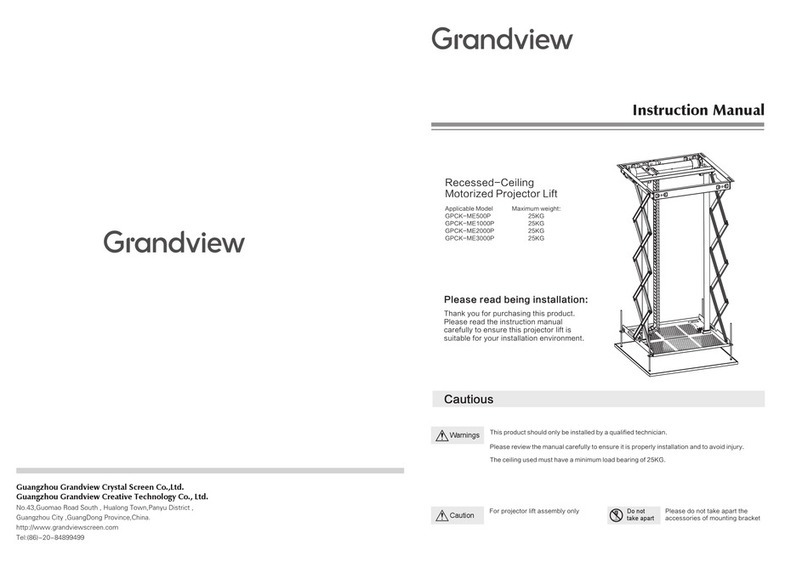 Grandview GPCK-ME500P instruction manual