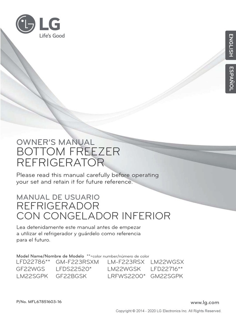 LG LRFWS2200 Series owner's manual