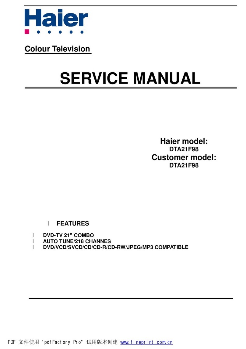 Haier DTA21F98 User manual Haier DTA21F98 User manual