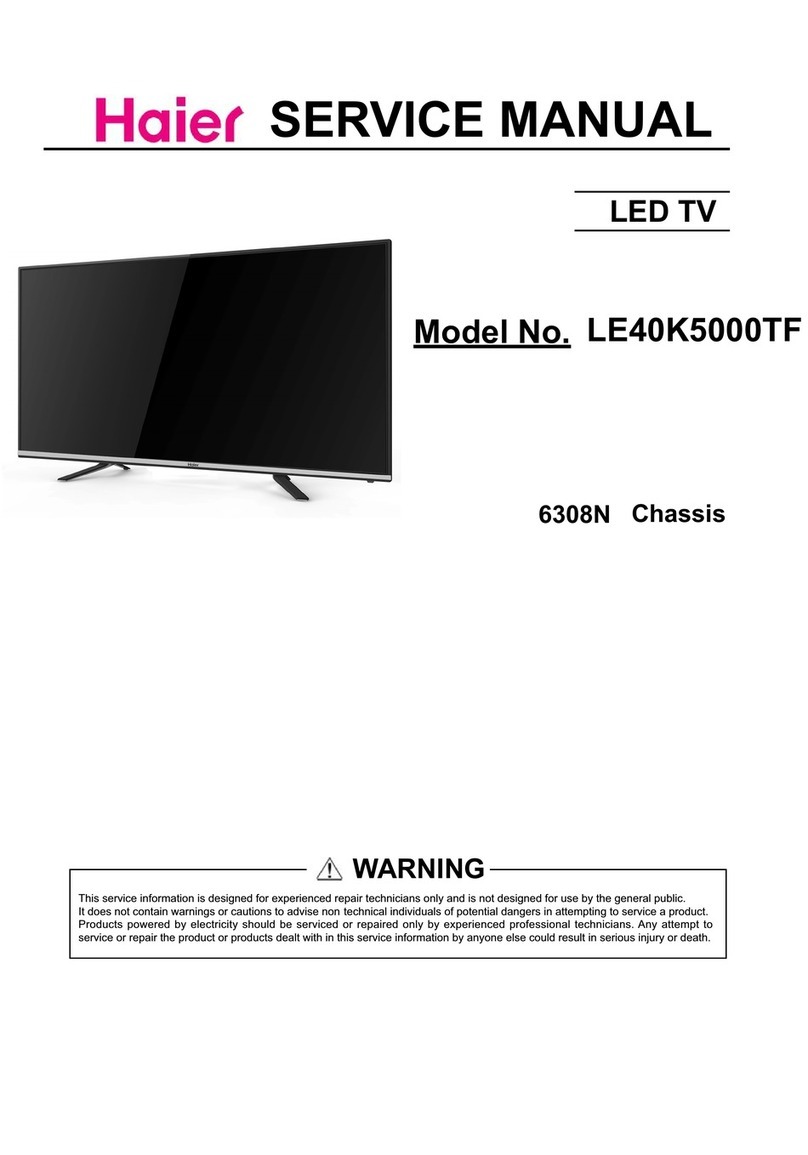 Haier LE40K5000TF User manual Haier LE40K5000TF User manual