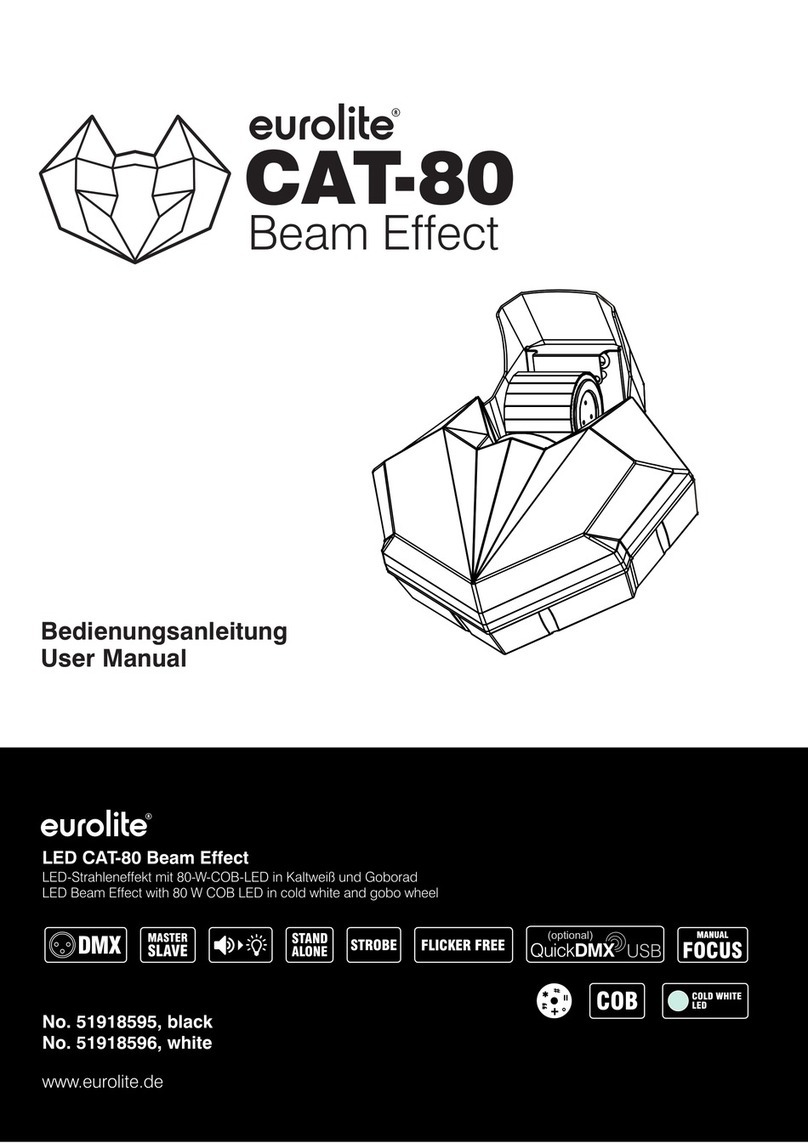 EuroLite CAT-80 user manual