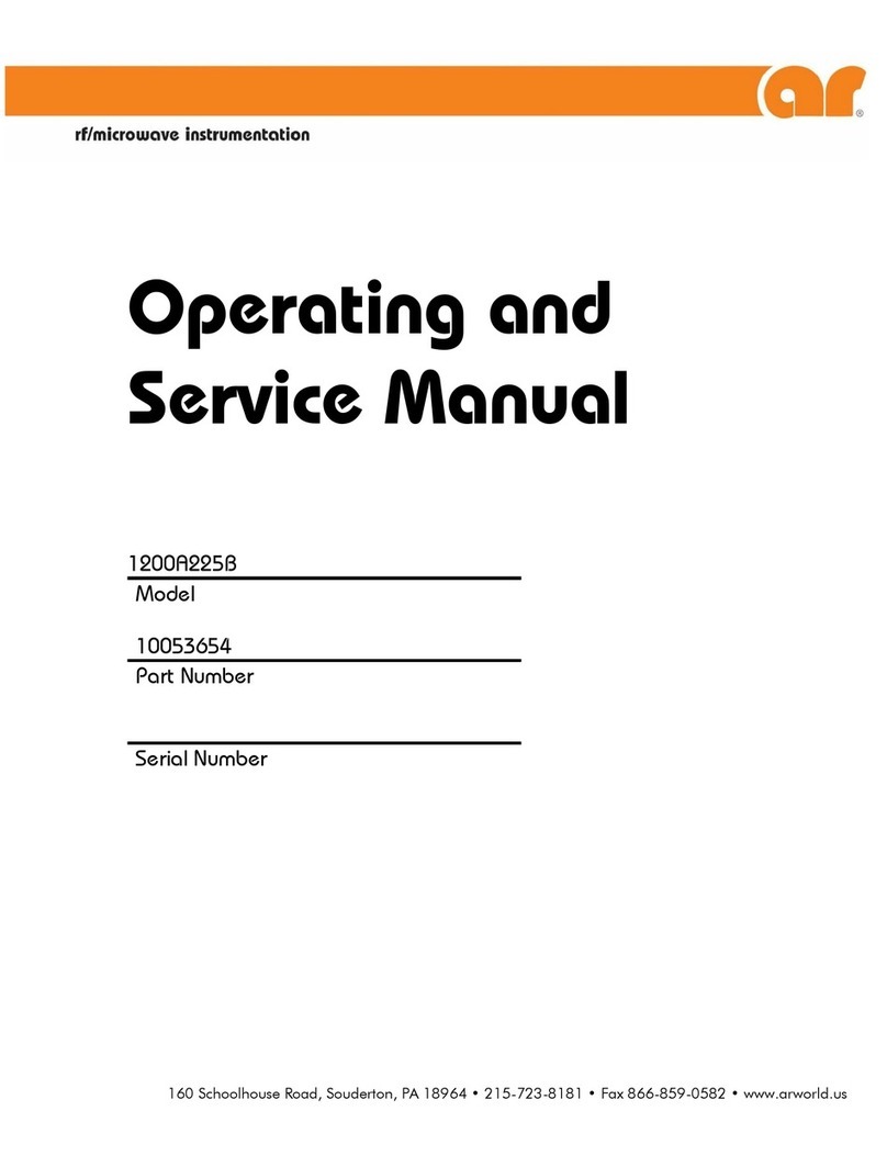 AR 1200A225B Operating and service manual