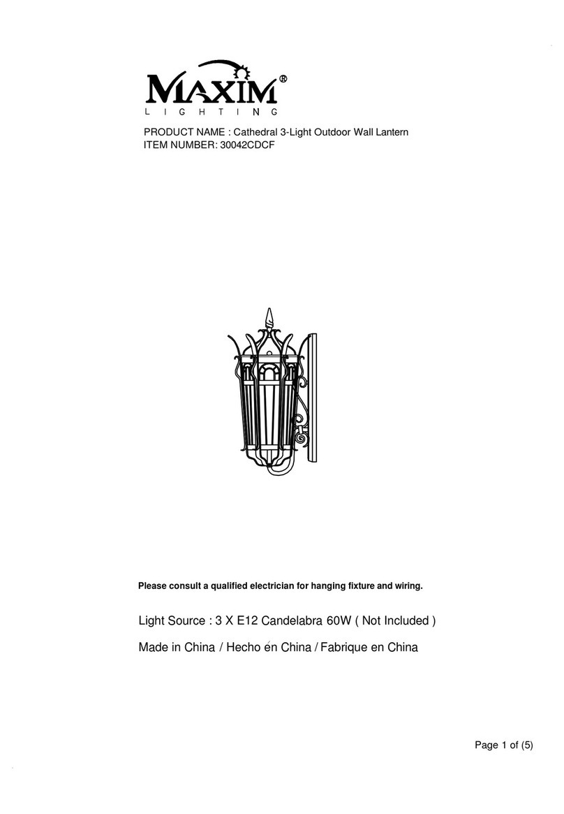 Maxim Lighting 30042CDCF manual