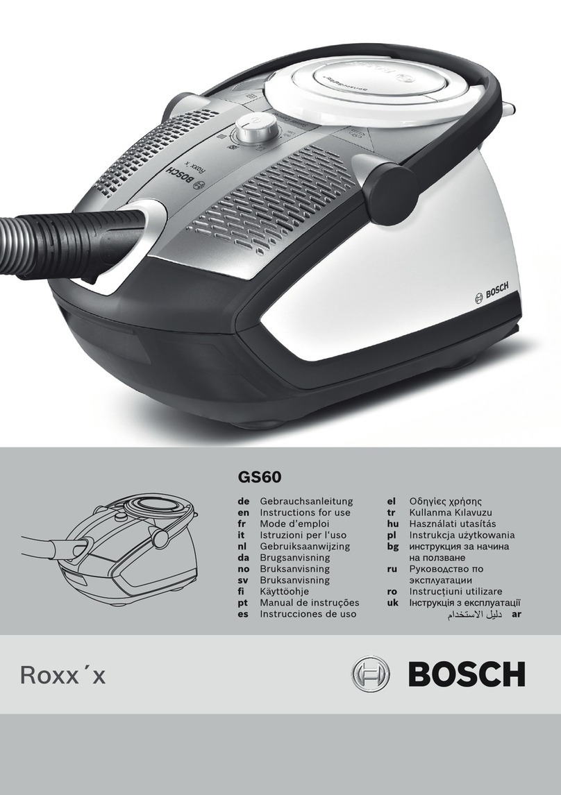 Bosch BGS51230 Instructions for use