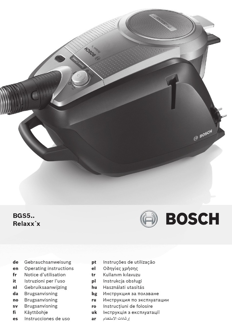 Bosch Relaxx'x BGS5A33S operating instructions