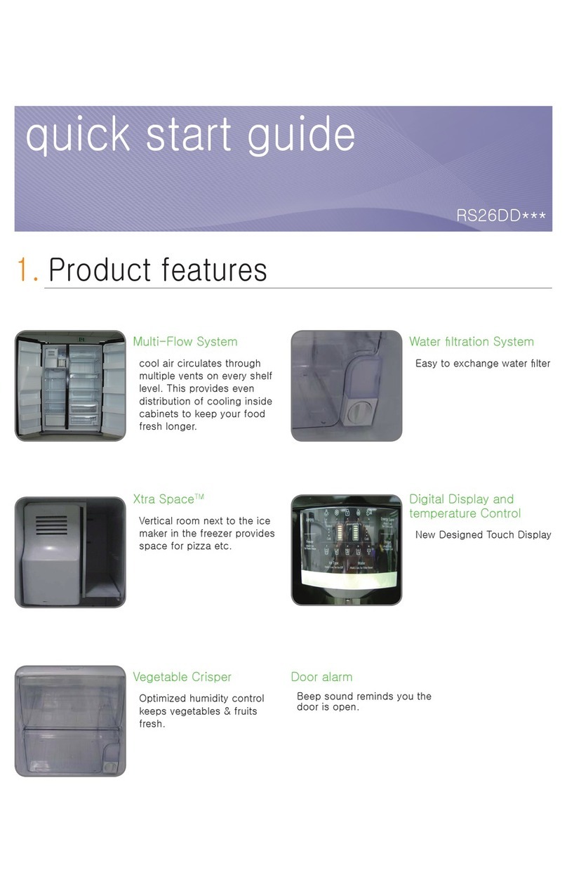 Samsung RS26DD Series quick start guide