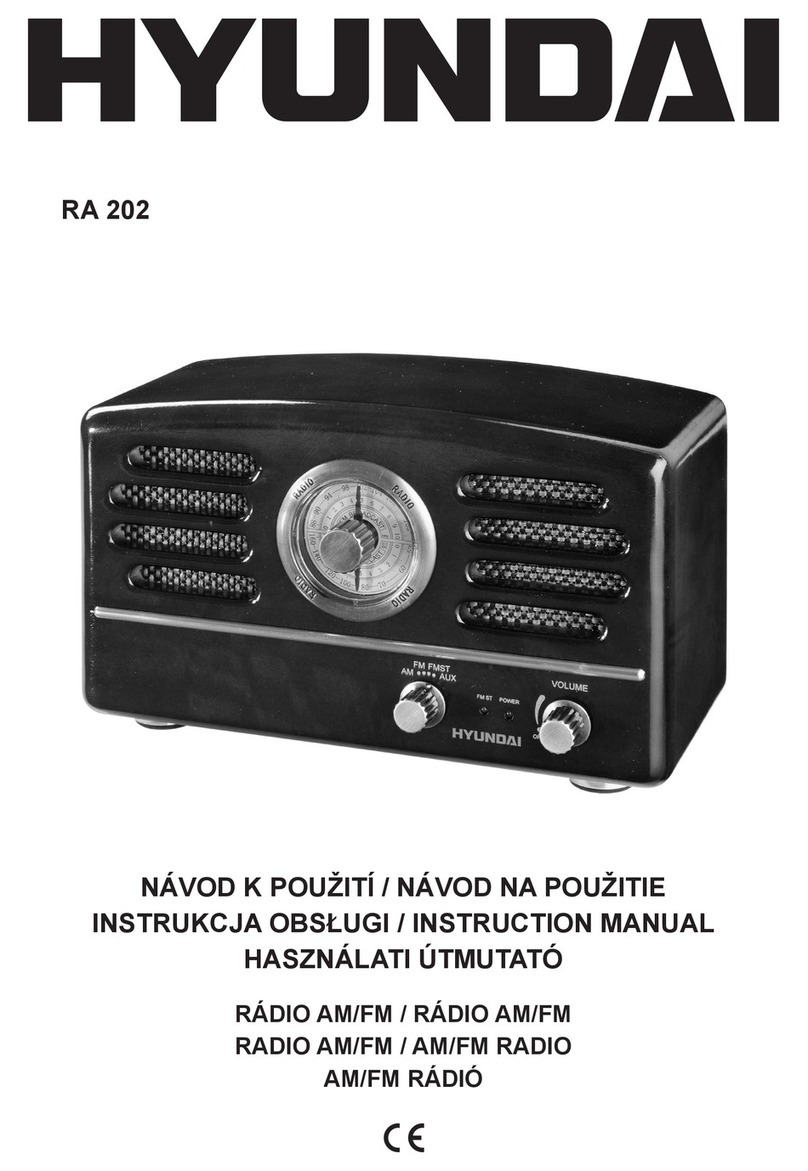 Hyundai RA 202 User manual