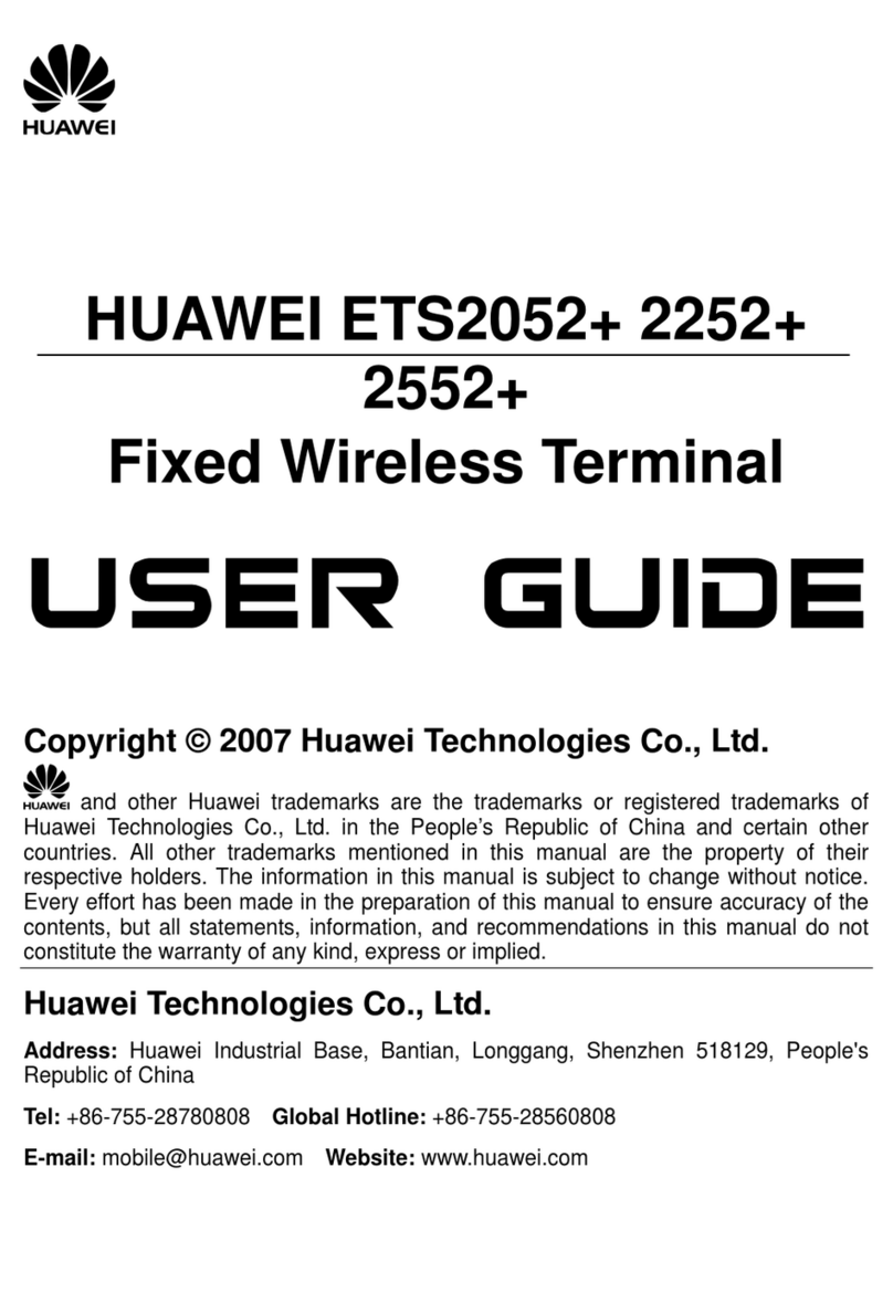 Huawei ETS2052+ User manual
