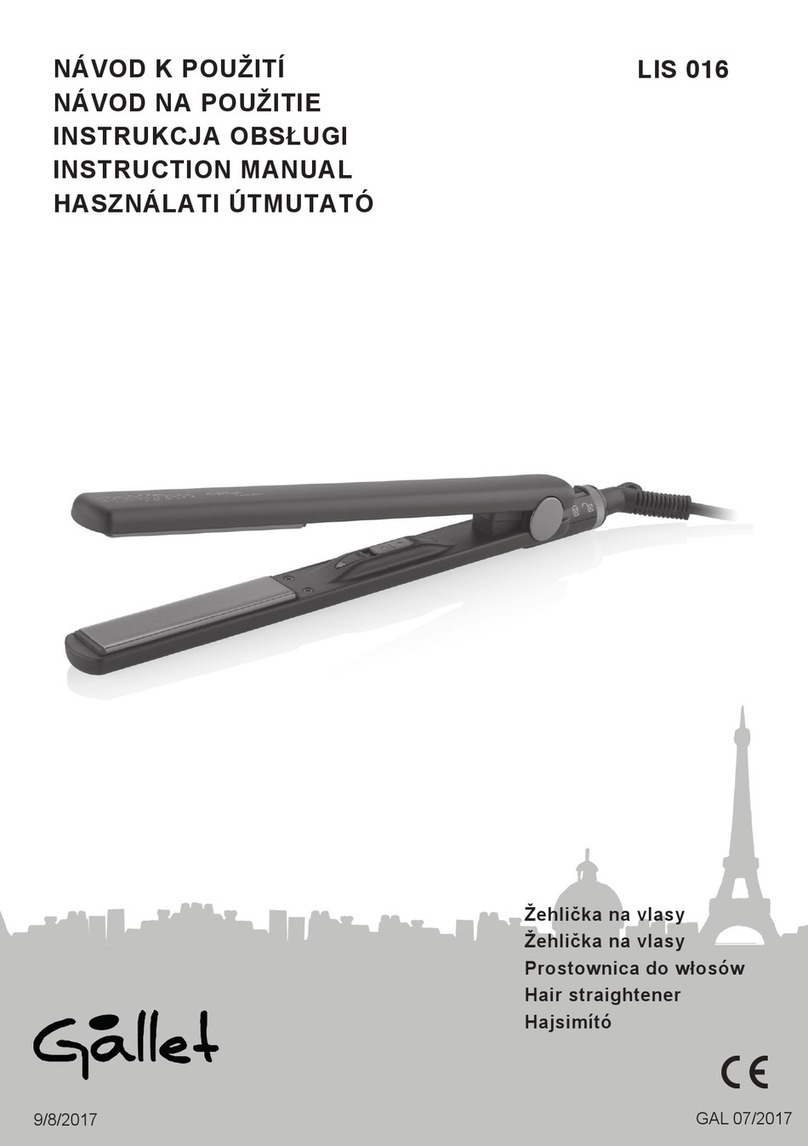 Gallet LIS 016 User manual