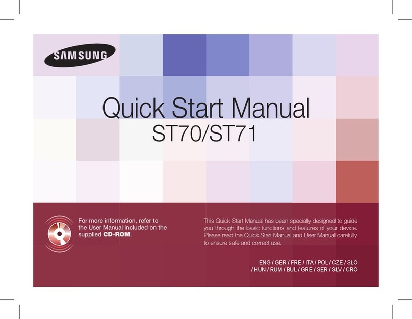 Samsung ST70 Instruction manual