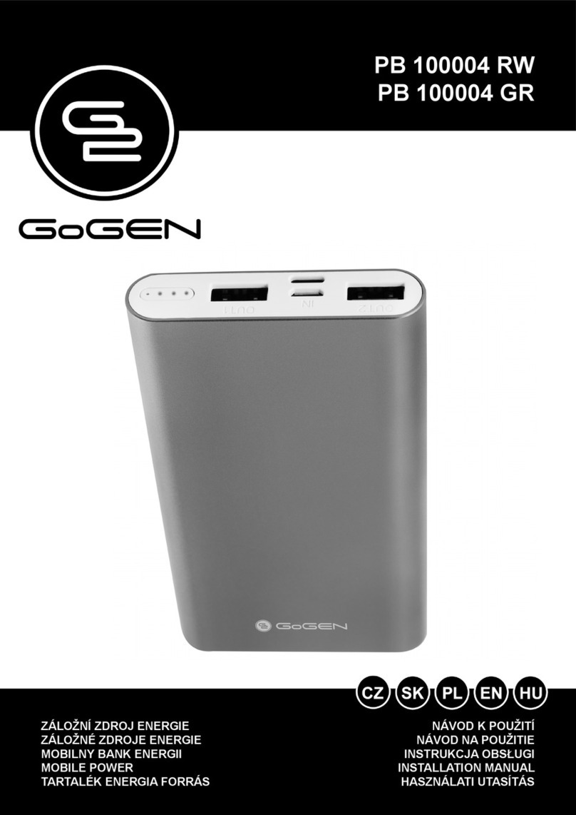 Gogen G2 PB 100004 RW User manual Gogen G2 PB 100004 RW User manual