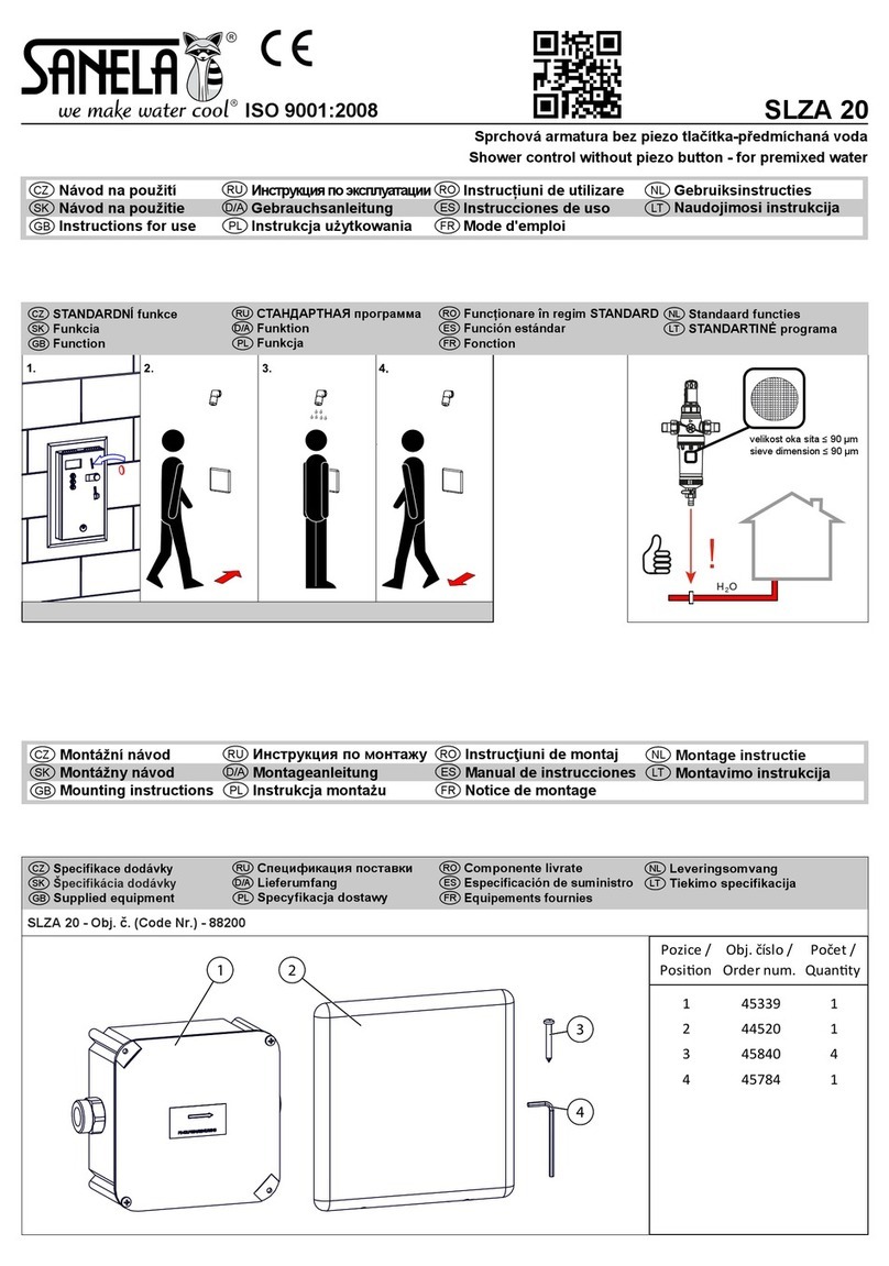 Sanela SLZA 20 Instructions for use