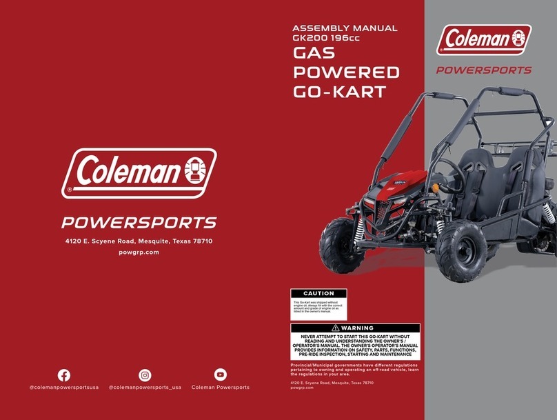 Coleman GK200 Assembly manual