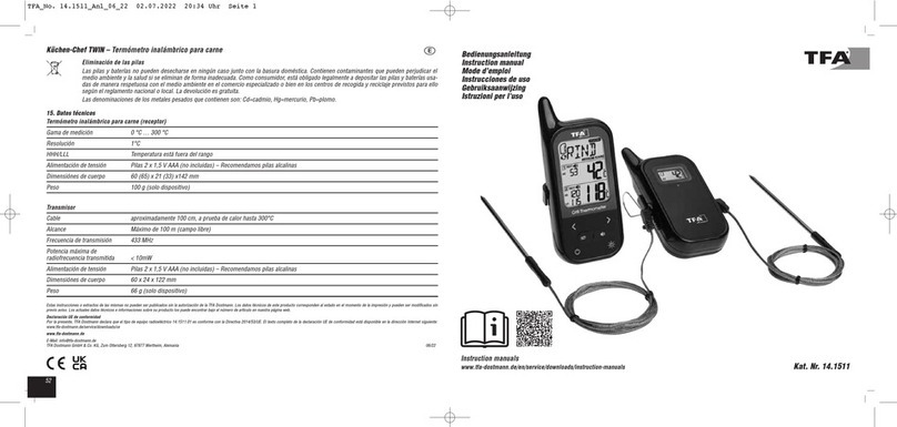 TFA 14.1511 User manual