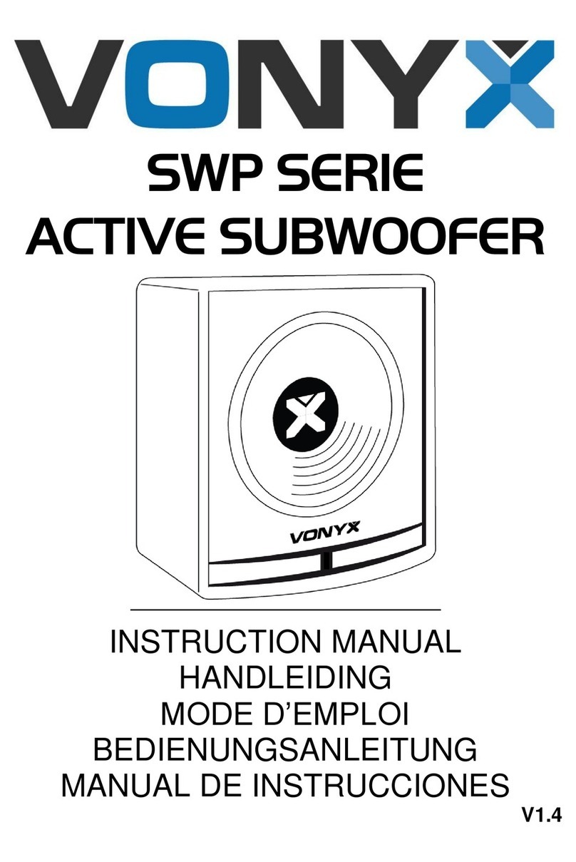 Vonyx SWP Series instruction manual