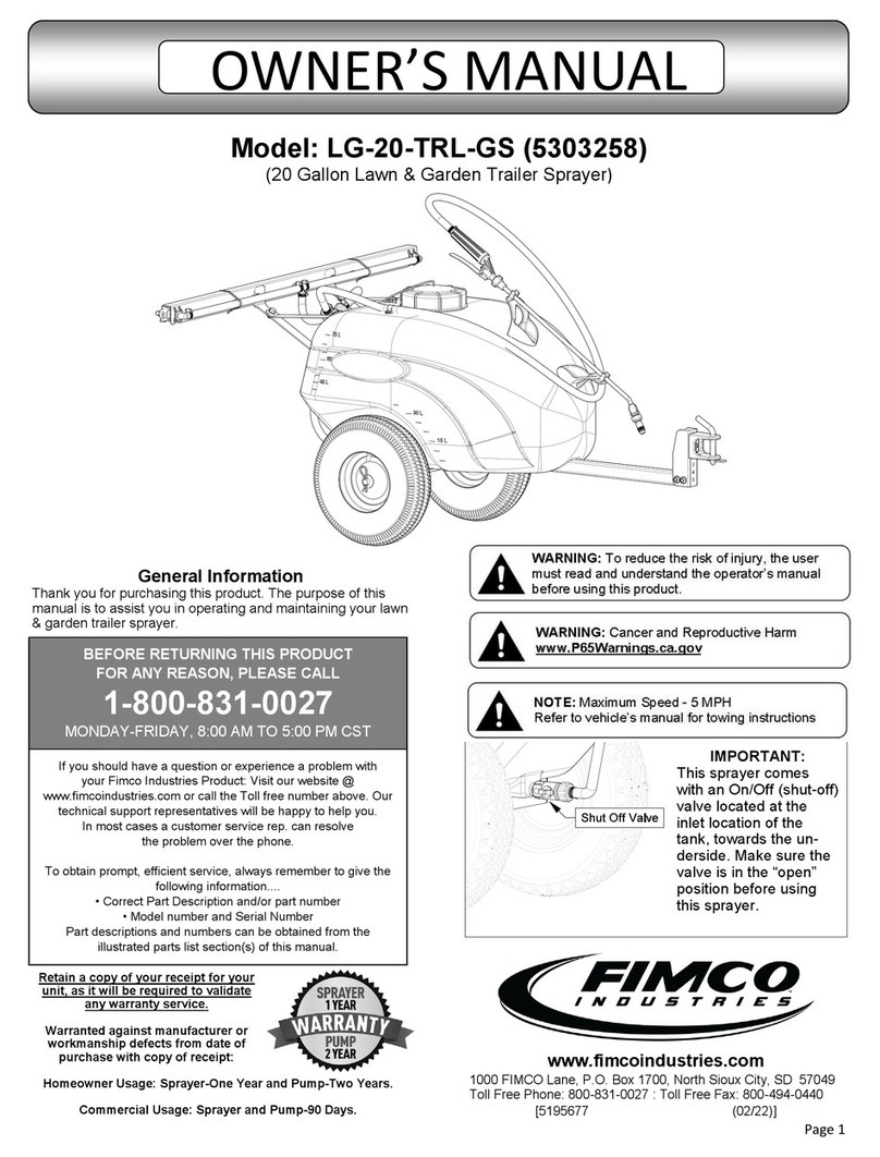 Fimco LG-20-TRL-GS owner's manual
