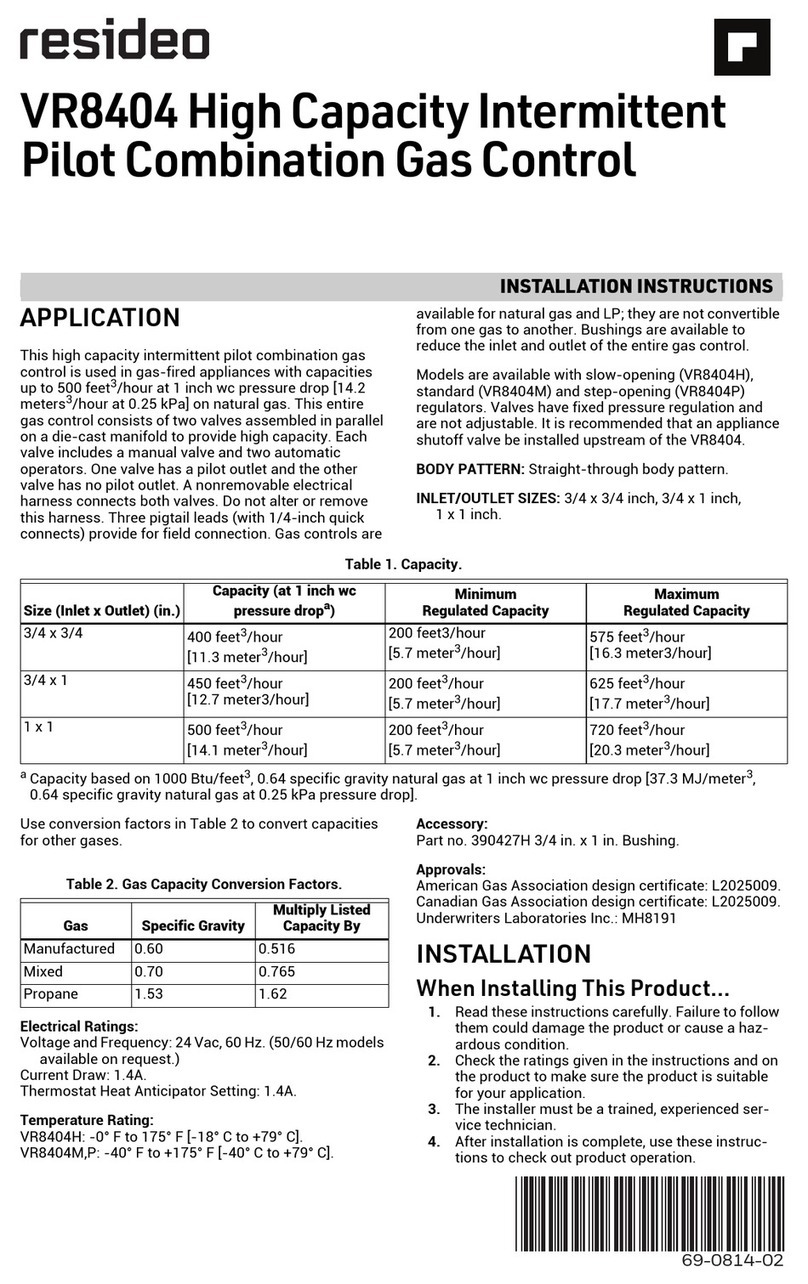 resideo VR8404 installation instructions