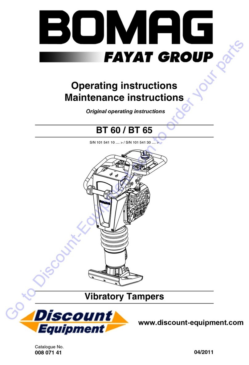 Fayat Group BOMAG BT 60 User manual