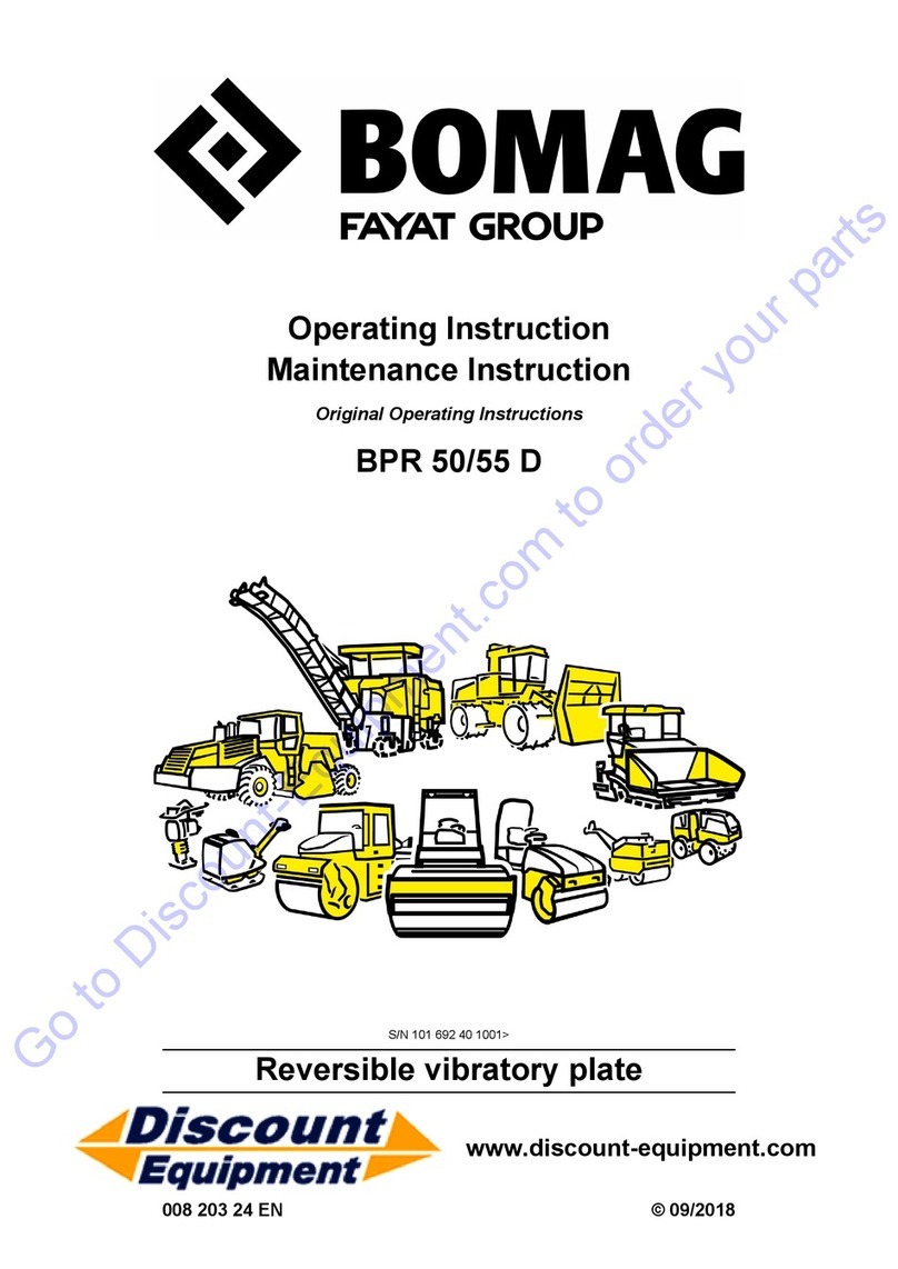 Fayat BOMAD BPR 50/55 D Operating	 instruction
