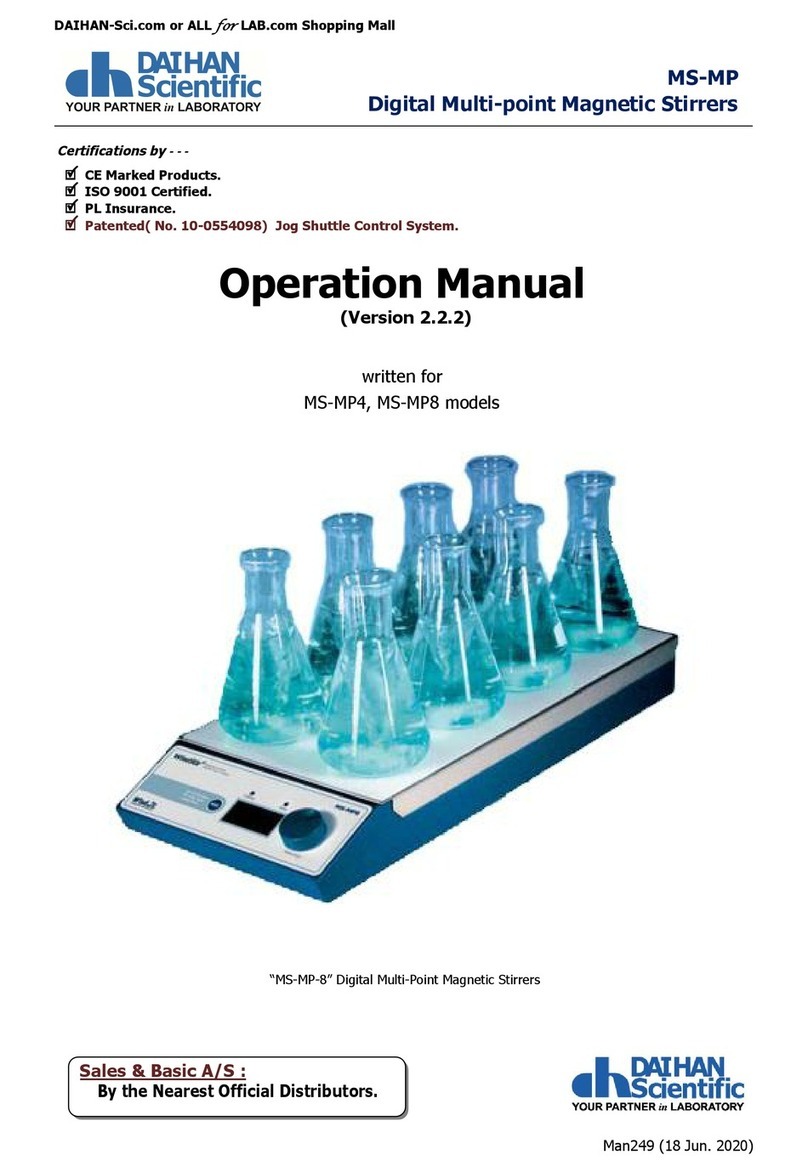 Daihan Scientific MS-MP4 User manual