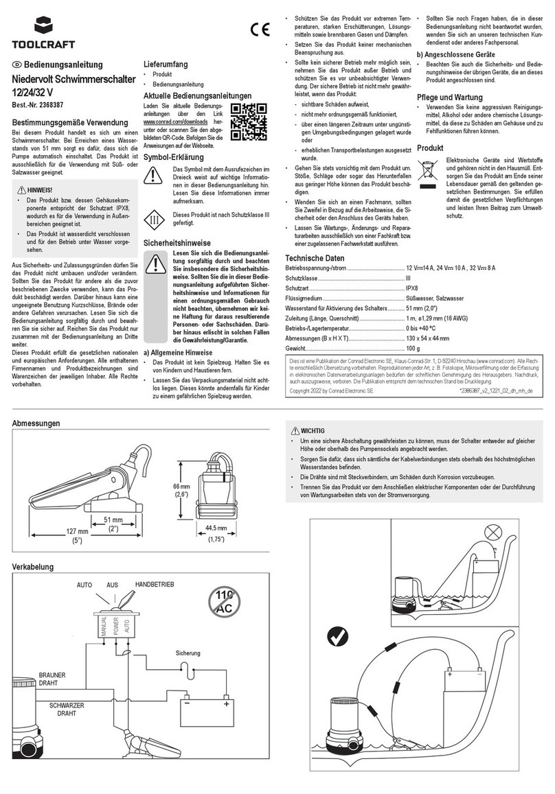 TOOLCRAFT TO-7159161 operating instructions