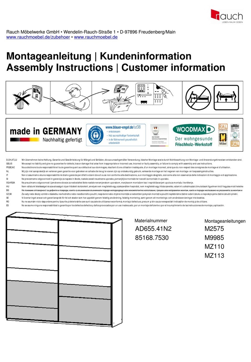 Rauch M2575 Assembly instructions