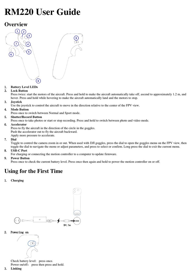 dji RM220 User manual