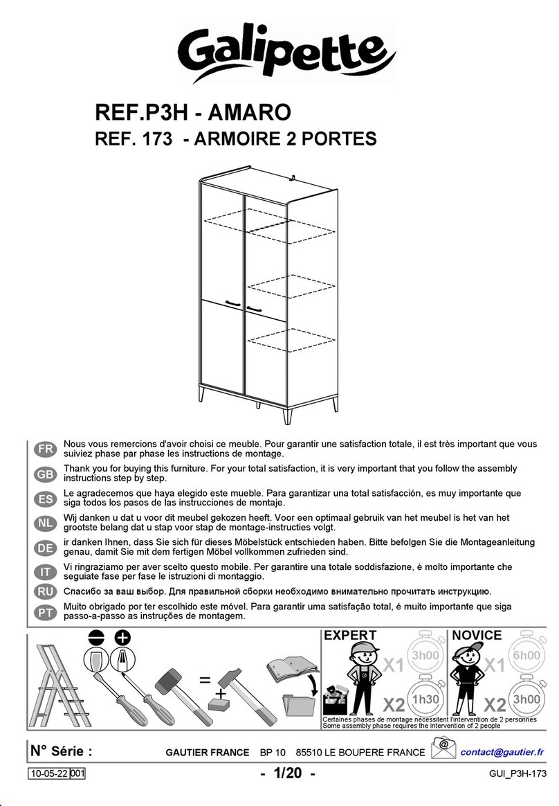 Galipette AMARO P3H manual Galipette AMARO P3H manual