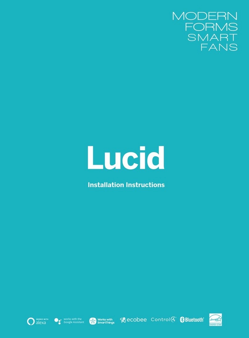 Modern Forms Lucid installation instructions