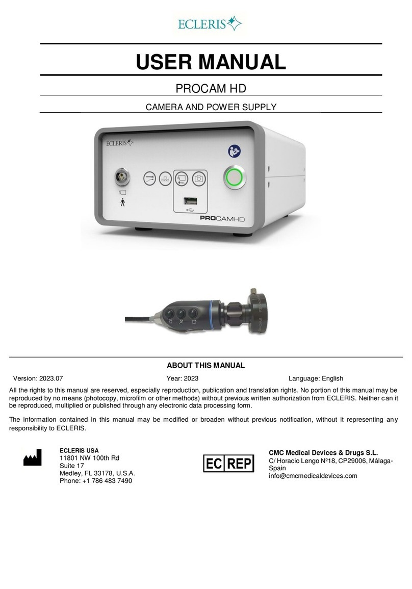 Ecleris PROCAM HD user manual Ecleris PROCAM HD user manual