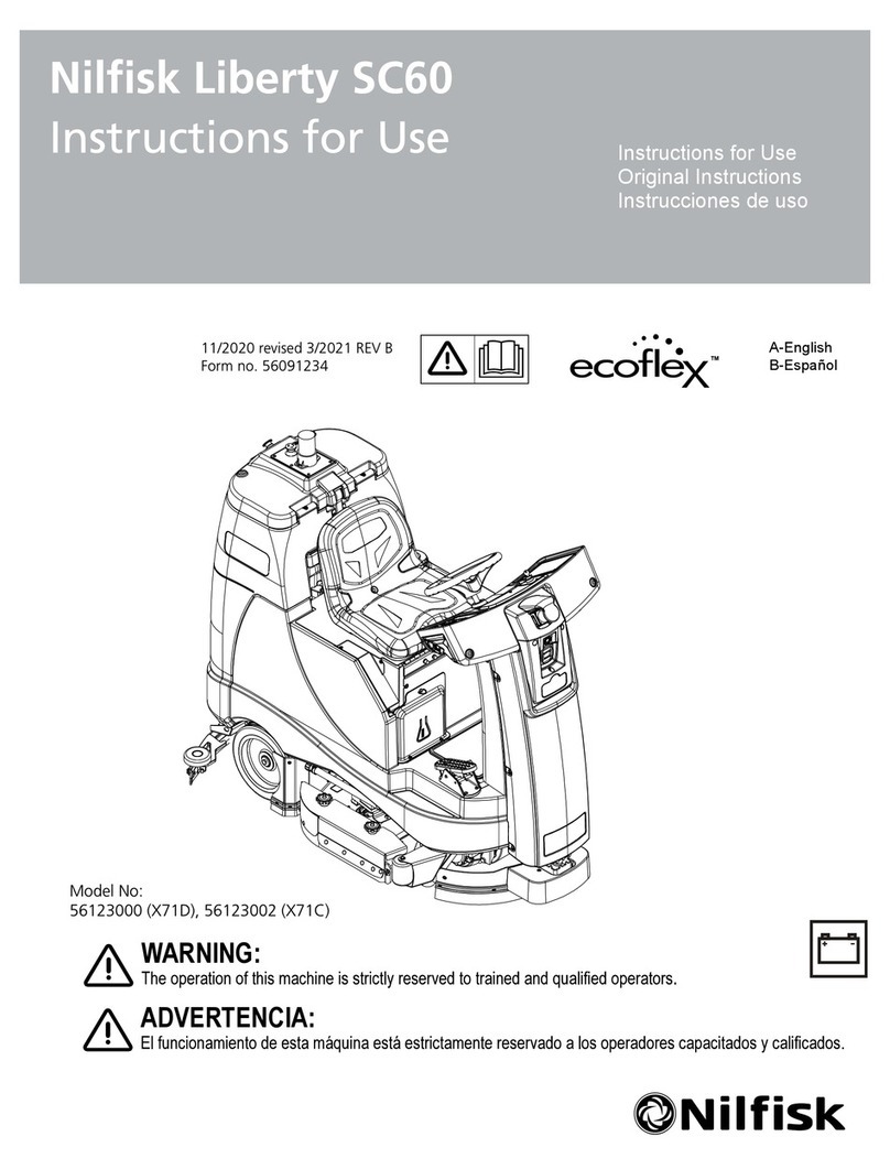 Nilfisk-Advance Liberty SC60 Instructions for use