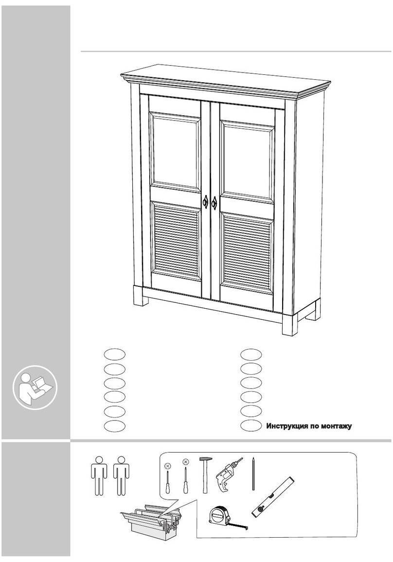 Home affaire Rauna 81042015 Assembly instructions